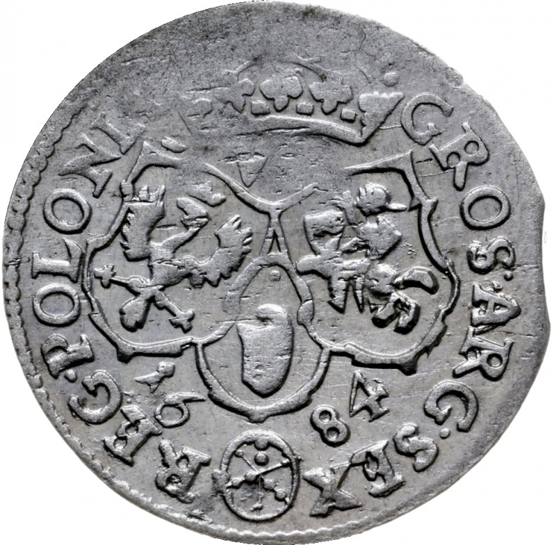 Jan III Sobieski - szóstak 1684 - 1b S.V.P.jpg