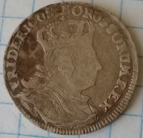 6 грошей 1757 с